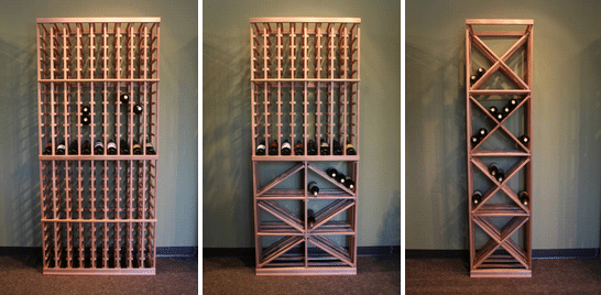 All Heart Redwood Wine Racks