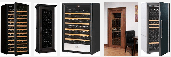 Wine Cabinets from Blue Grouse Wine Cellars