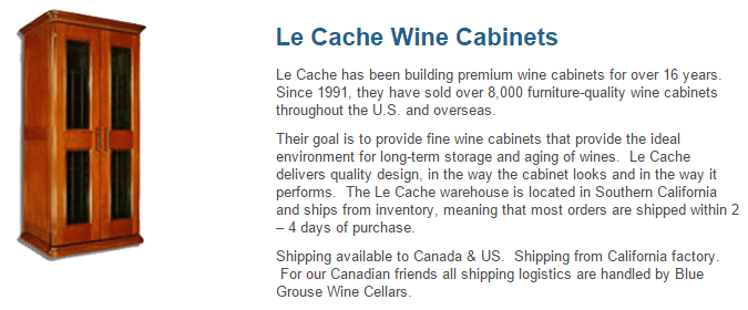 Le Cache Wine Fridges