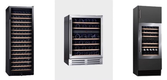 Single or Dual Temperature Option - Vinopro Wine Fridges