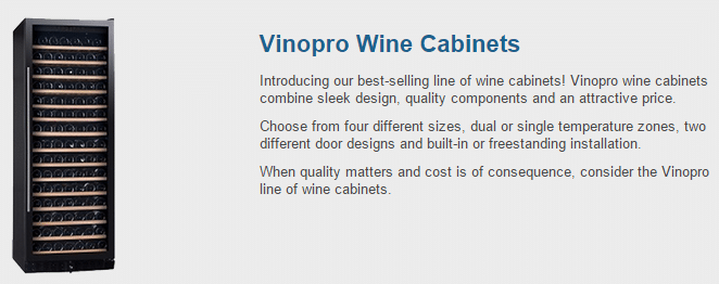 Vinopro Wine Fridges
