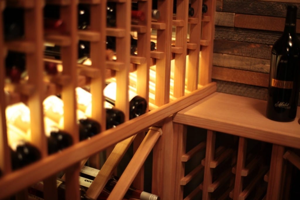 Modular California Redwood Wine Cellar Racks