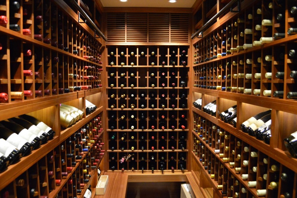 Contemporay Wine Cellar Design Canada Master Builders