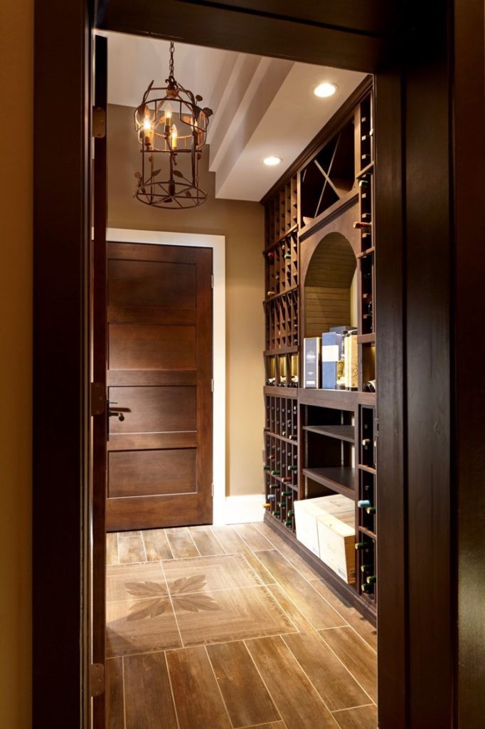 Luxurious Custom Wine Cellar Design for a High-End Home in West Vancouver