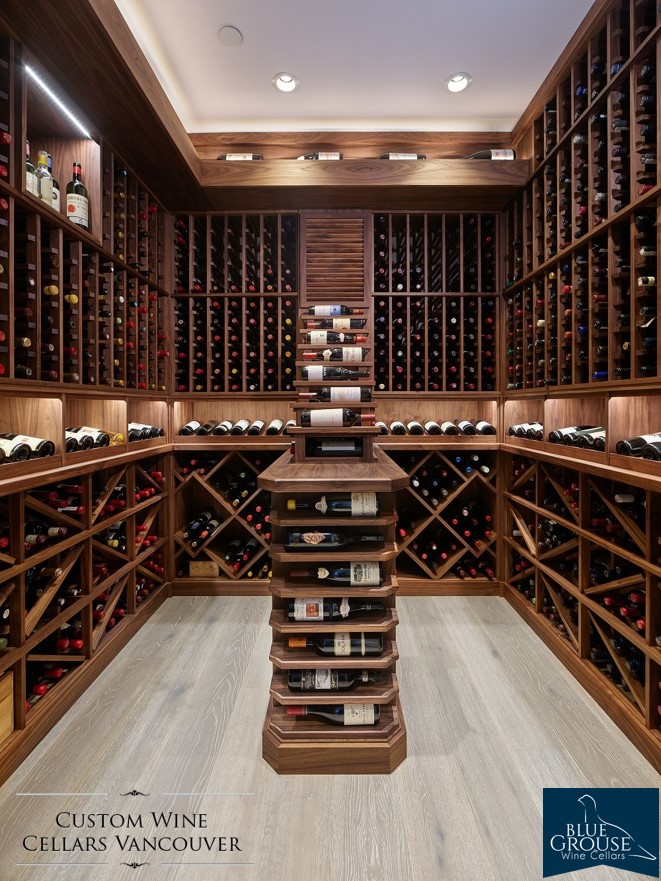 Beautiful Basement Wine Cellar in Vancouver
