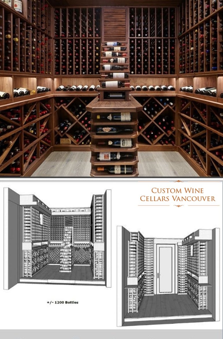 Impressive Basement Wine Cellar Design by Vancouver Experts